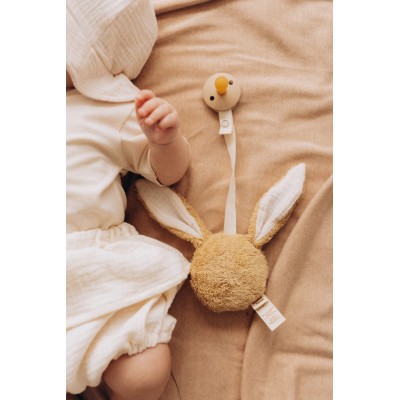 WOOLY ORGANIC - Attache tétine - Bunny