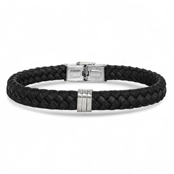 ELDEN Paris Bracelet Homme Côme Noir.