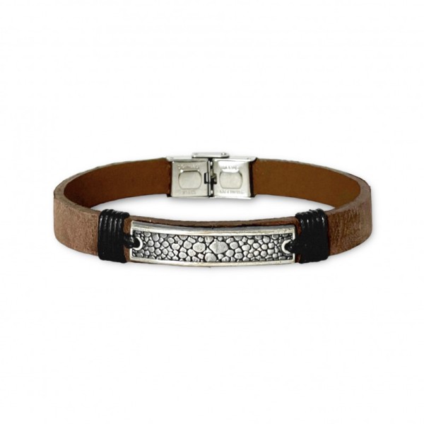ELDEN Paris Bracelet Homme Jonas Marron & Noir.