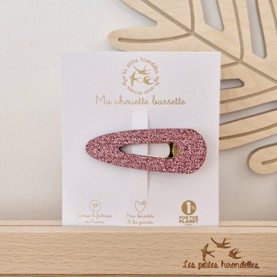 LES PETITES HIRONDELLES - Barrette pince - Rose