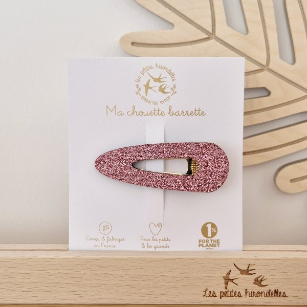 LES PETITES HIRONDELLES - Barrette pince - Rose