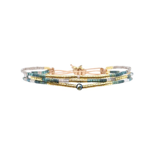 BELLE MAIS PAS QUE Bracelet Émeraude Touch Agathe.