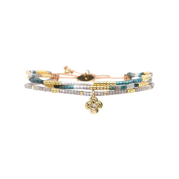 BELLE MAIS PAS QUE Bracelet Émeraude Touch Jeanne.