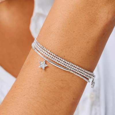 DORIANE Bijoux Bracelet Elastique Just’Silver.