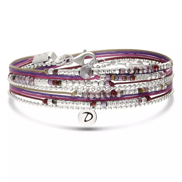 DORIANE Bijoux Atlanta Violet Prune.