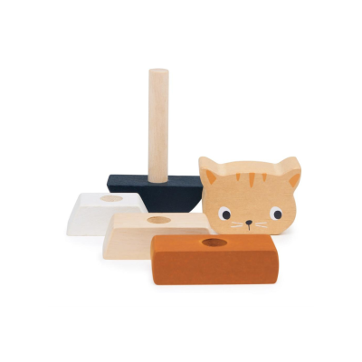 MENTARI - Chat Empilable en bois