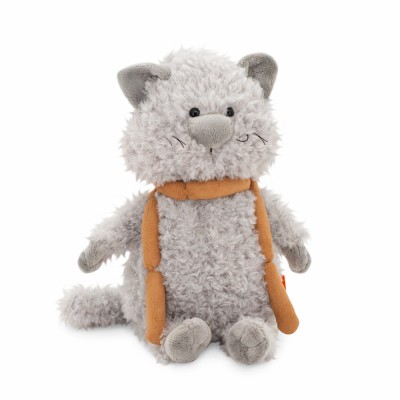 ORANGE TOYS - Peluche Buddy le chat avec des saucisses