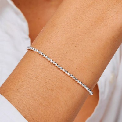 DORIANE Bijoux Bracelet Elastique Boule.