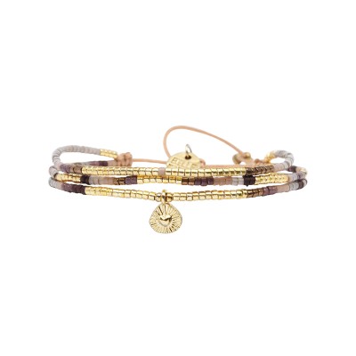 BELLE MAIS PAS QUE Bracelet Bronze Couture Anais.