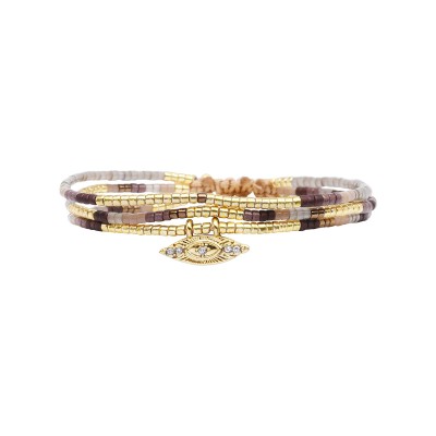 BELLE MAIS PAS QUE Bracelet Bronze Couture Lise.