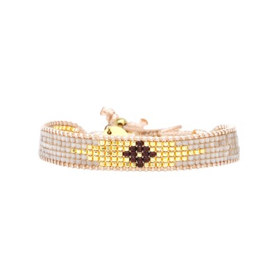 BELLE MAIS PAS QUE Bracelet Bronze Couture Olivia.
