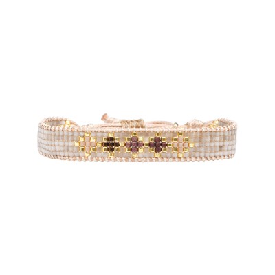 BELLE MAIS PAS QUE Bracelet Bronze Couture Alba.