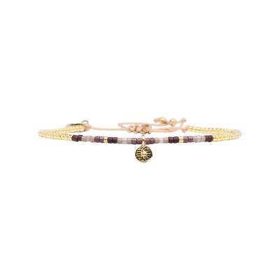 BELLE MAIS PAS QUE Bracelet Bronze Couture Ness.