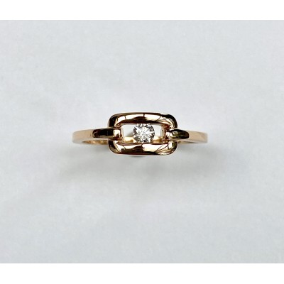SOLITAIRE OR ROSE RECANGLE