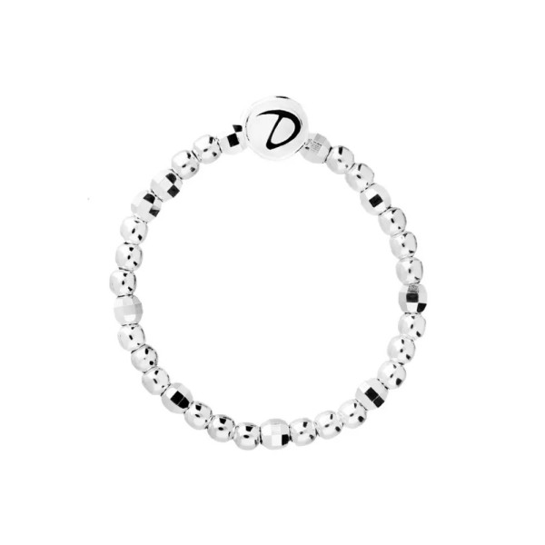 DORIANE Bijoux Bague Elastique Argent.