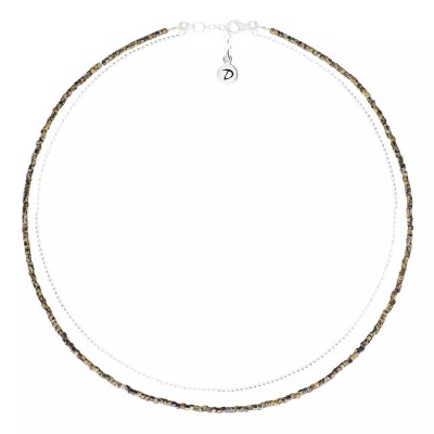 Doriane Bijoux Collier Le Miyuki Léopard.