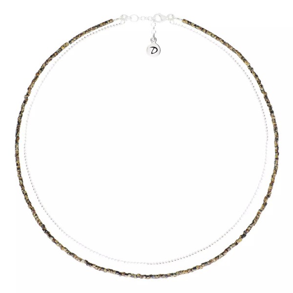 Doriane Bijoux Collier Le Miyuki Léopard.