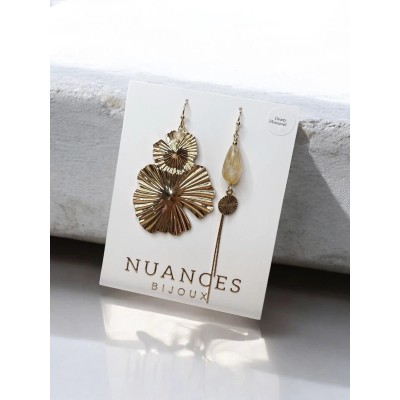 NUANCES Bijoux Boucles d’oreilles Rosalia Améthyste.