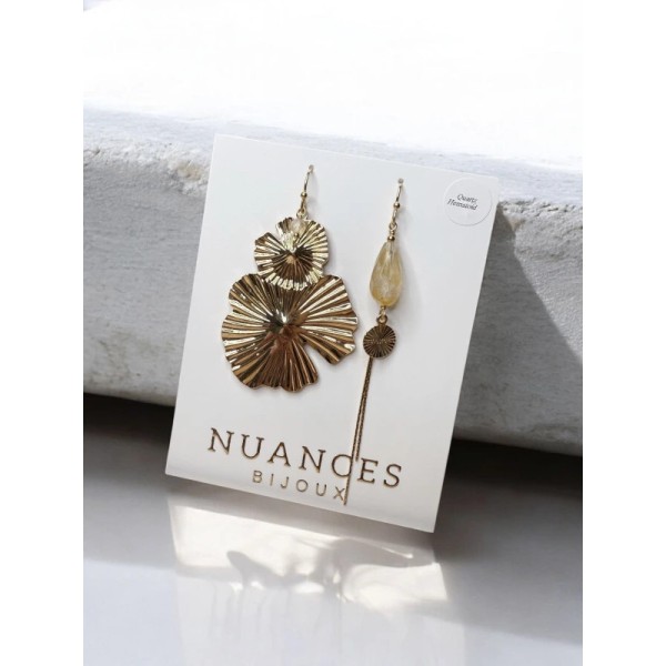 NUANCES Bijoux Boucles d’oreilles Rosalia Améthyste.
