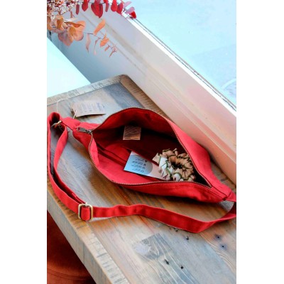 HINDBAG - sac banane Sasha - Terracotta