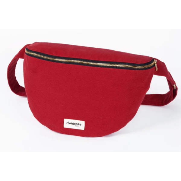 Sac Banane Rive Droite Custine XL Rouge