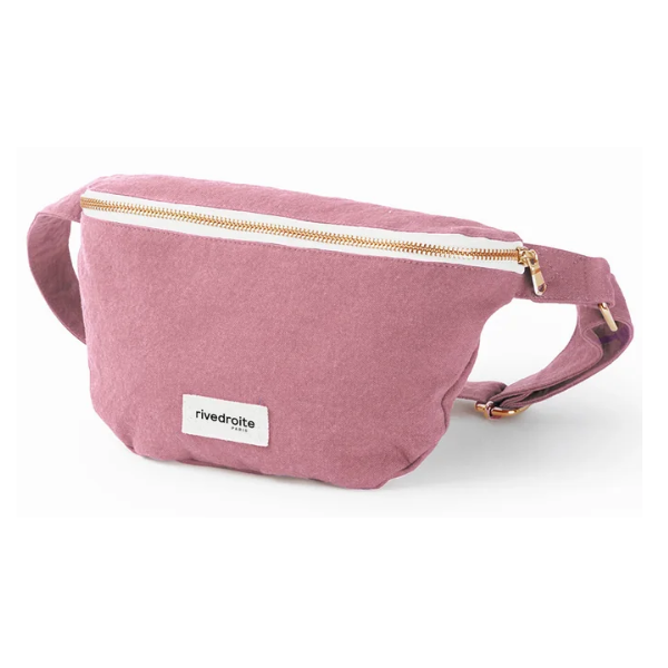 Sac Banane Rive Droite Custine XL Vieux Rose