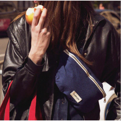 Sac Banane Rive Droite Custine XL  Bleu