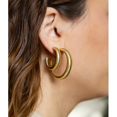 ZAG Bijoux Boucles d’oreilles Créoles Kaneko.