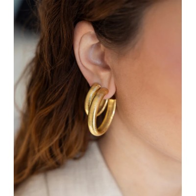 ZAG Bijoux Boucles d’oreilles Créoles Itach.