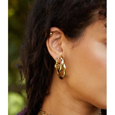 ZAG Bijoux Boucles d’oreilles Créoles Hyacinth.