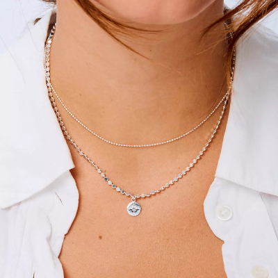 Doriane Bijoux Collier Rose des Vents.