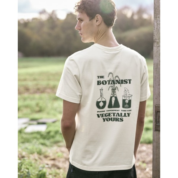 FAGUO - T Shirt Lugny Botanist - Écru