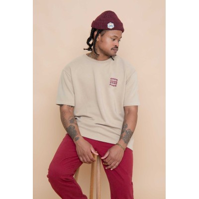 FRENCH DISORDER - Sweat manches courtes Martin - Taupe