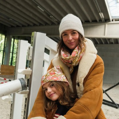 SO FAMILY Foulard Indore Ocre.
