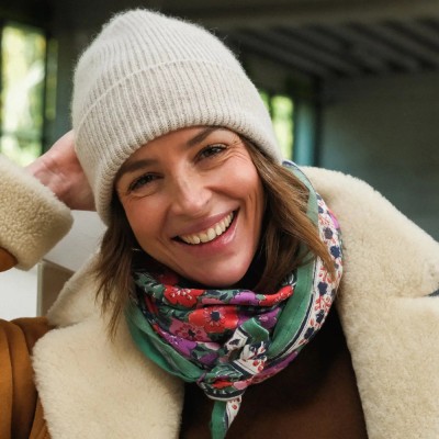 SO FAMILY Foulard Indore Vert.