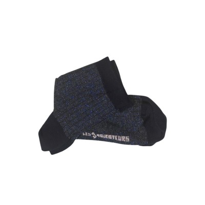 LES 3 TRICOTEURS - Chaussettes à paillettes - Marine