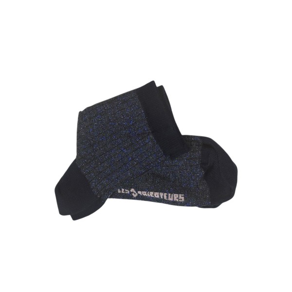 LES 3 TRICOTEURS - Chaussettes à paillettes - Marine