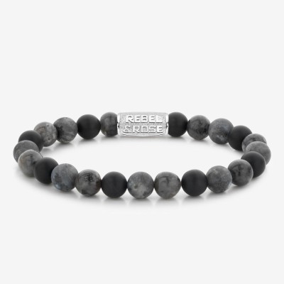 REBEL AND ROSE Bracelet Grey Rocks.
