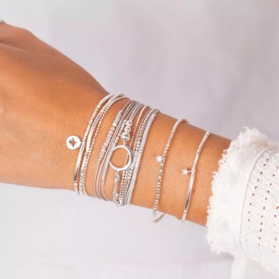 DORIANE Bijoux Bracelet Elastique Oxyde.