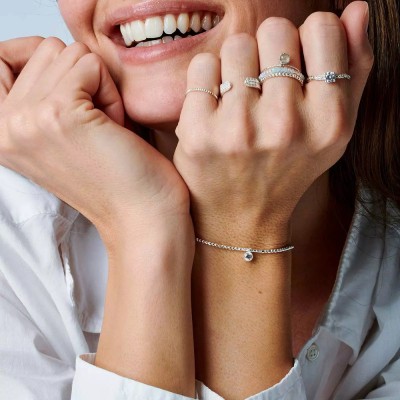 DORIANE Bijoux Bracelet Elastique Oxyde.