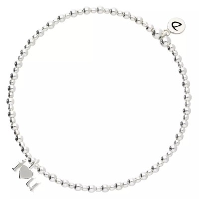 DORIANE Bijoux Bracelet Elastique Love You.