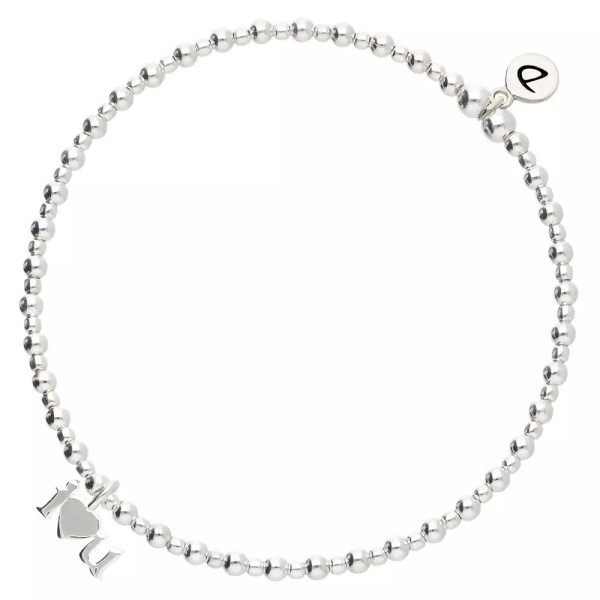 DORIANE Bijoux Bracelet Elastique Love You.