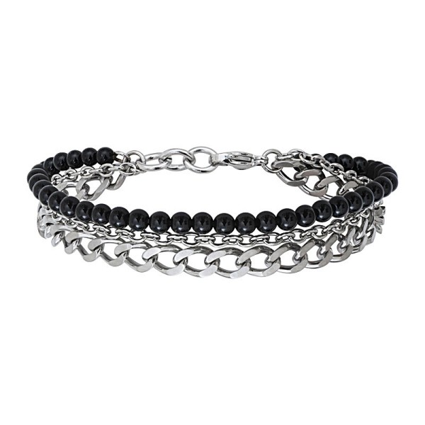 ELDEN Paris Bracelet Acier & Agate.