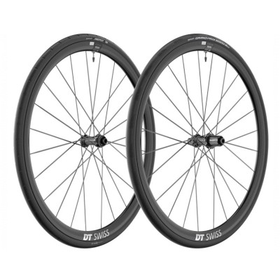 ROUES DT SWISS AR1600 SPLINE ALUMINIUM (PAIRE)