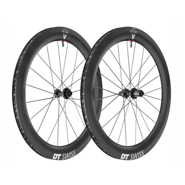 ROUES DT SWISS ARC1100 DICUT CARBONE (PAIRE)