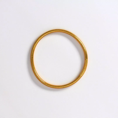MAISON IZEL Bracelet Jonc Bouddhiste Fin Gold.