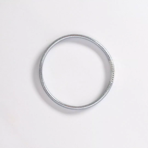 MAISON IZEL Bracelet Jonc Bouddhiste Fin Silver.