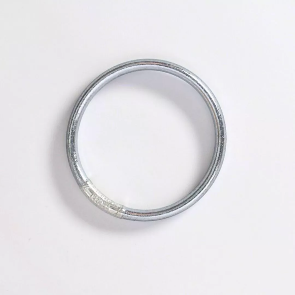 MAISON IZEL Bracelet Jonc Bouddhiste Mantras Silver.