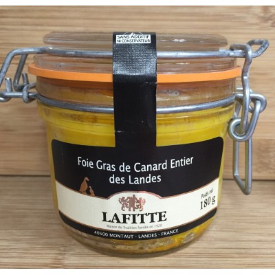 Foie gras Entier de Canard Français - 180g - Maison Lafitte