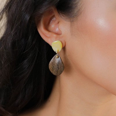 NATURE bijoux Boucles d'oreilles Poussoirs Fioria.